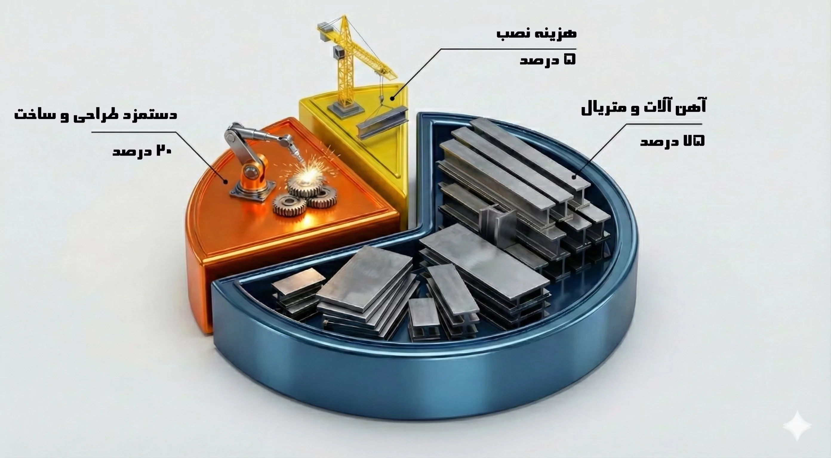 قیمت اسکلت فلزی سوله